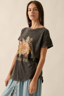 Vintage Spirit Flower Graphic Tee