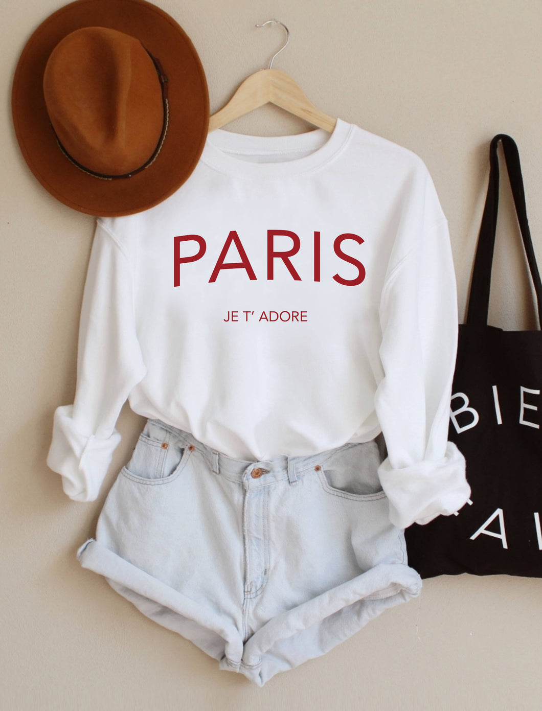 Paris Je t' Adore Crewneck Sweatshirt