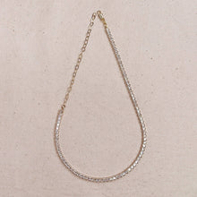 Load image into Gallery viewer, 18k Gold Filled 3mm CZ Tennis Necklace
