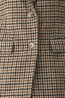 Woven Houndstooth Blazer