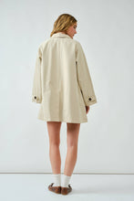 Load image into Gallery viewer, A Line Half Trench Coat
