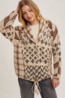 Button Down Sweater Cardigan