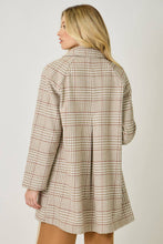 Load image into Gallery viewer, Plaid Midi Coat
