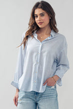 Load image into Gallery viewer, Lightweight Pinstripe Button Down
