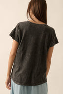 Vintage Spirit Flower Graphic Tee