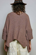 Chenille Open-Front Cardigan