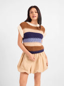 Bookmark Stripe Sweater Vest