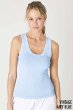 Load image into Gallery viewer, Vintage Reversible Ribbed Tank
