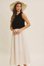 Load image into Gallery viewer, Chunky Sweater Twofer Midi Dress
