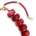 Chunky Resin & Natural Stone Bead Necklace