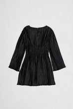 Load image into Gallery viewer, The Shayla Dress | Chic Plisse Mini Dress with Bell Sleeves
