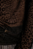 Leopard Semi-Sheer Top