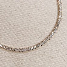 Load image into Gallery viewer, 18k Gold Filled 3mm CZ Tennis Necklace
