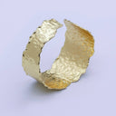Gold hammered cuff bracelet shop fond du lac women’s boutique 