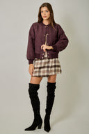 Snap front long sleeves ribbed hem and cuffs shop fond du lac women’s clothing store