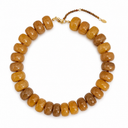 Chunky large bead necklace extender golden red statement shop fond du lac women’s clothing store 
