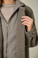 Twofer Hoodie Coat