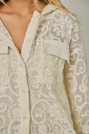 Crochet Lace Hoodie Jacket
