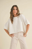 Bye And Wash Oversized Top