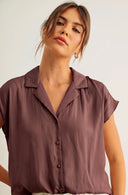 Relaxed Button Down Blouse