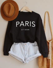 Load image into Gallery viewer, Paris Je t&#39; Adore Crewneck Sweatshirt
