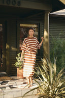 Weekend In Cannes Sweater and Midi Skirt Set
