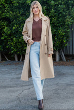 Load image into Gallery viewer, Double Breasted Trench Coat
