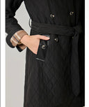 Quilted Trench Coat