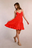 Molly Bracken dress adjustable straps v neckline ruffled shop fond du lac women’s boutique 