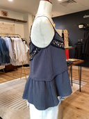 Gauze Charcoal Tank
