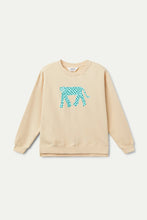 Load image into Gallery viewer, Round neck sweatshirt cotton leopard jaguar shop fond du lac women’s boutique 
