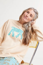 Load image into Gallery viewer, Cotton long sleeve sweatshirt leopard jaguar shop fond du lac women’s boutique 
