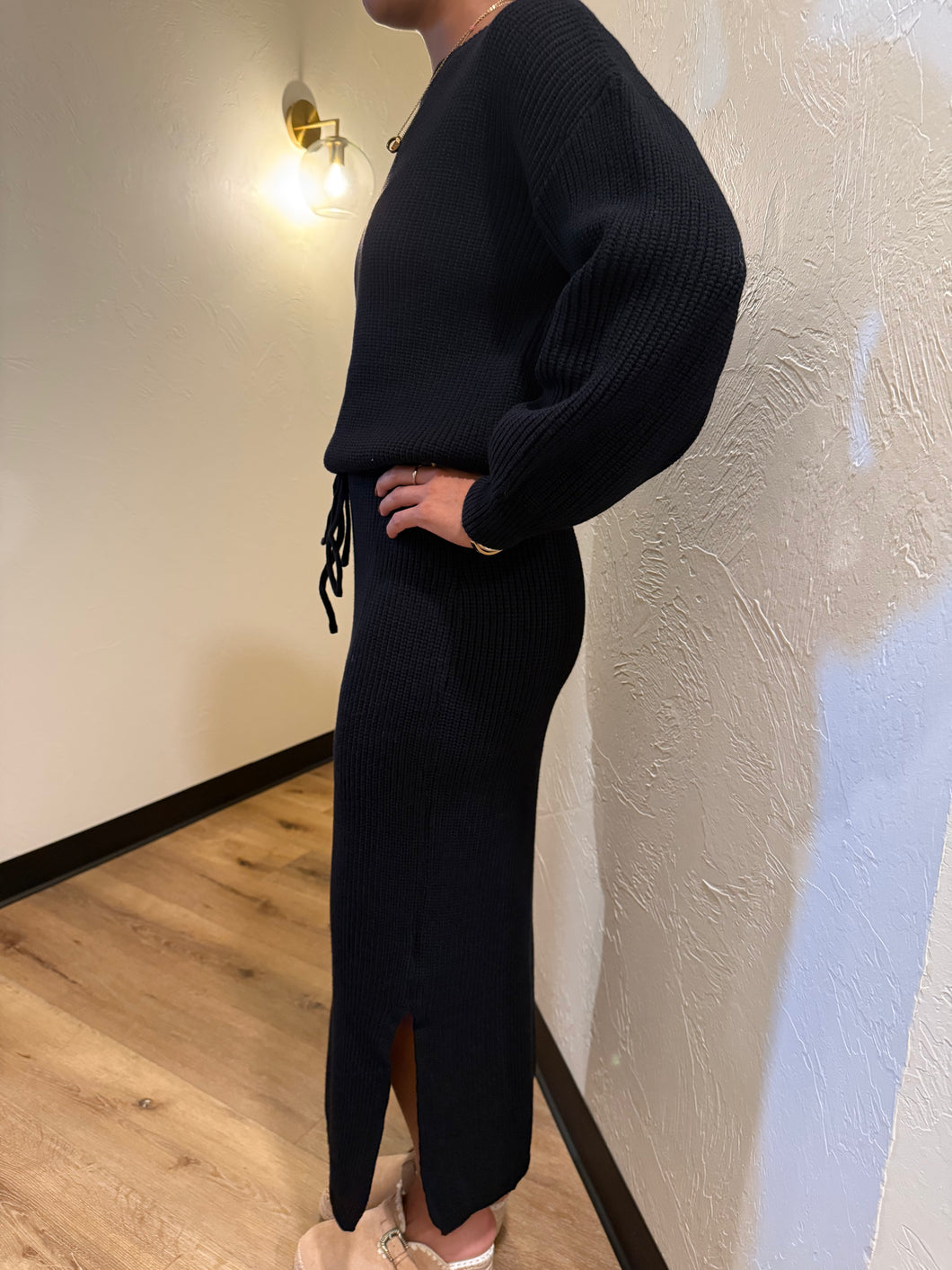Midi Sweater Skirt