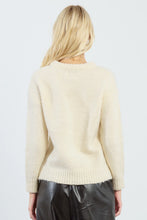 Load image into Gallery viewer, Round neck long sleeve Aspen sweater shop fond du lac women’s boutique 
