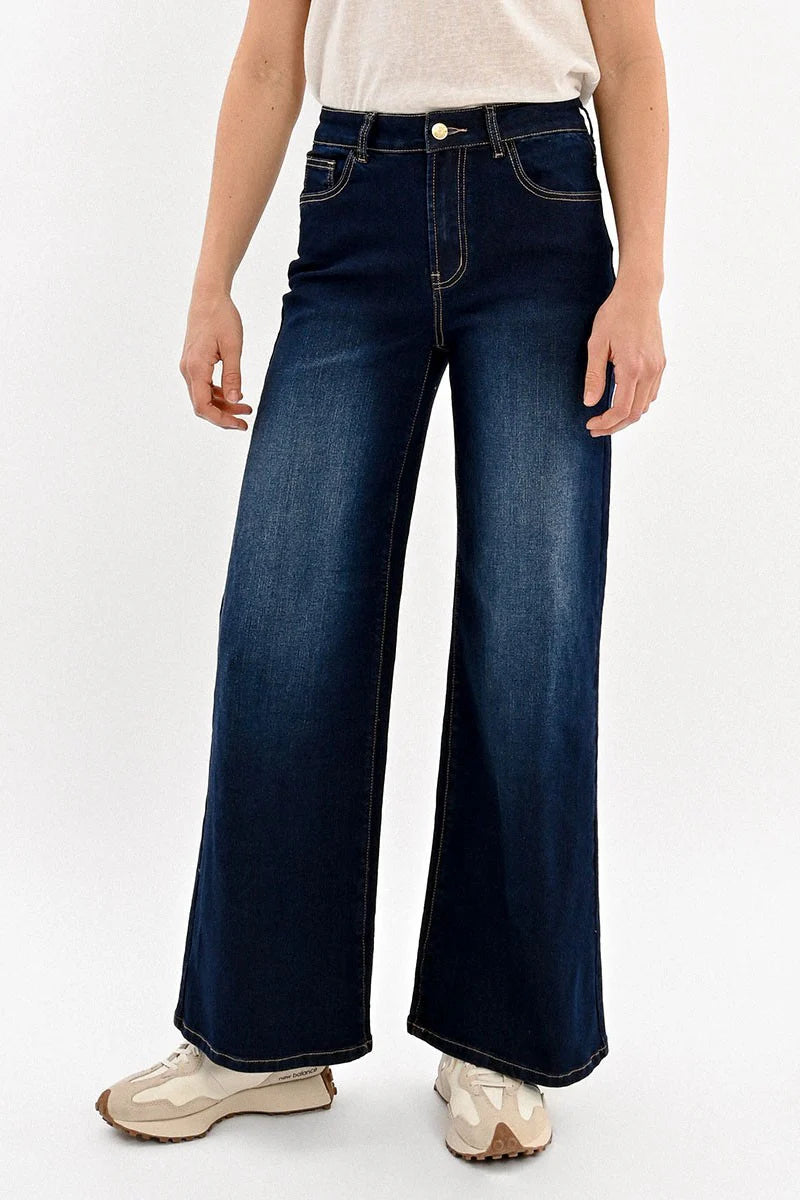 High waisted wide leg denim jeans shop fond du lac women’s boutique 
