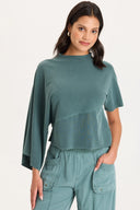 Asymmetrical Sleeve Top