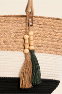 Beige Woven Bag