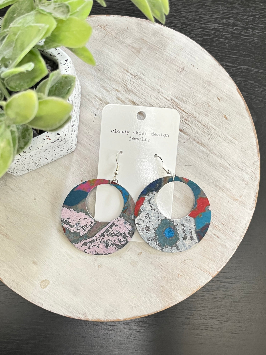 Sustainable unique wall art jewelry gift 