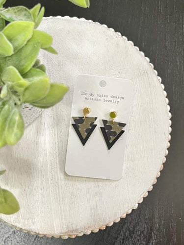 Wallpaper earrings gift women sustainable fond du lac boutique 