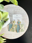 Wearable art unique lightweight fond du lac earrings 