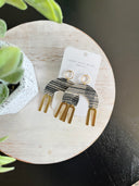 Wallpaper unique earrings lightweight sustainable women gift