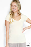 Layering tee short sleeve scoop neck shop fond du lac women’s clothing store 