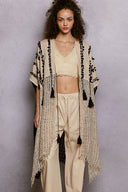 Kimono tassel tie crocheted relaxed flowy shop fond du lac women’s clothing store 