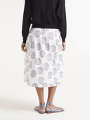 Midi skirt elastic waist polka dot with pockets shop fond du lac women’s boutique 