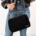 Suede black crossbody bag shop fond du lac women’s boutique 
