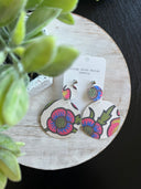 wallpaper earrings lightweight made in usa fun to wear