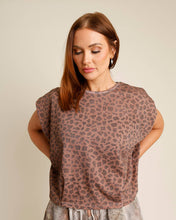 Load image into Gallery viewer, Leopard muscle tee oversized shop fond du lac women’s boutique 
