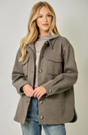 Zipper button down striped hood pockets oversized shop fond du lac women’s clothing store 