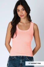 Load image into Gallery viewer, Vintage Reversible Ribbed Tank

