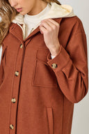 Twofer Hoodie Coat